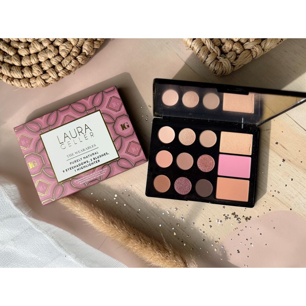 Laura Geller - The Wearables - "Purely Natural" Eyeshadow, Blush, Highlighter